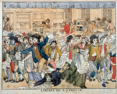 Libertà di stampa durante la Rivoluzione Francese: Articolo 10 della Dichiarazione dei Diritti dell