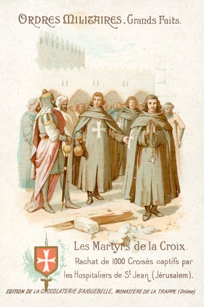 Liberazione di 1000 crociati catturati dai Cavalieri Ospitalieri, Gerusalemme da French School