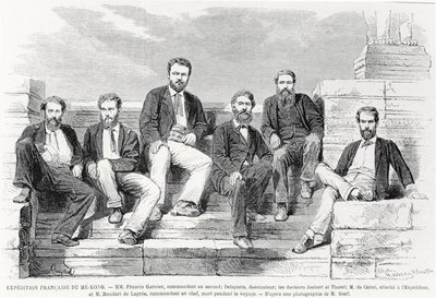 Spedizione francese a Me-Kong, 1868 da French School