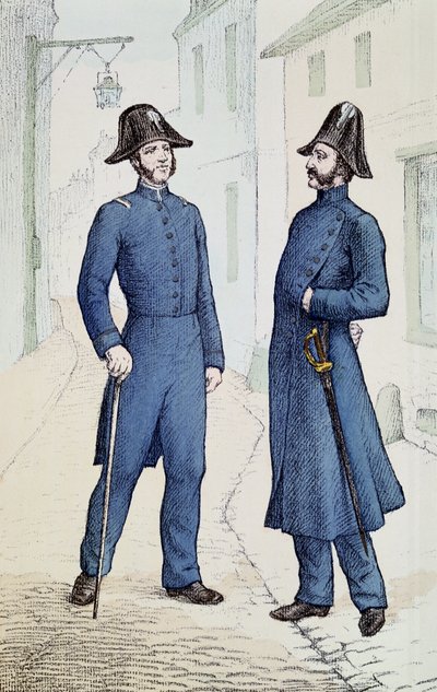 Poliziotti francesi c.1829-30 da French School