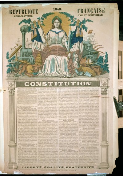 Repubblica Francese, Costituzione del 1848 da French School