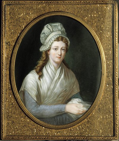 Rivoluzione francese: Ritratto di Charlotte Corday da French School