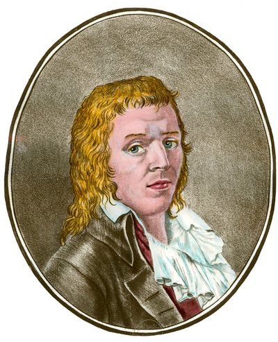 Ritratto di Francois Babeuf detto Gracchus (1760-1797) rivoluzionario da French School