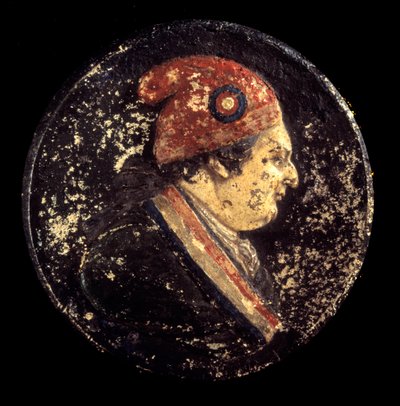 Rivoluzione francese: Ritratto di Luigi XVI con cappello frigio da French School