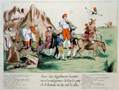 Rivoluzione Francese: un supplemento di rinforzi composto da membri del clero storpio fu inviato all