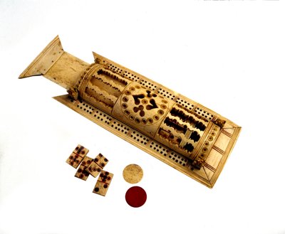 Arte francese: scatola di domino. XVIII secolo. Collezione privata da French School