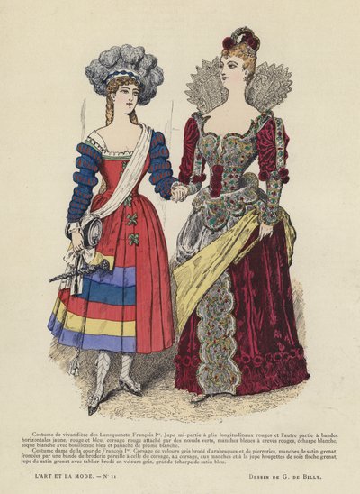 Tavola di moda francese da French School