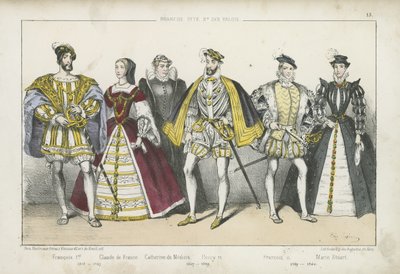 Re e regine francesi del XVI secolo da French School