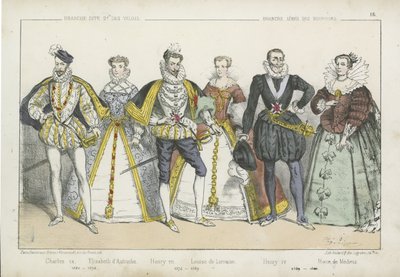 Re e regine francesi del XVI e XVII secolo da French School