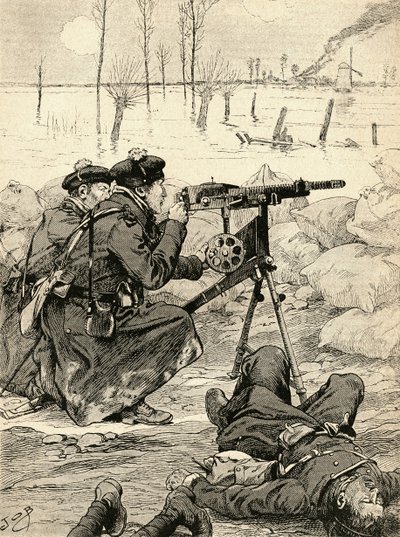 Squadra di mitragliatrici francesi alla Battaglia dell