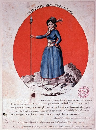 Gli uomini francesi divennero liberi nel 1789 - incisione, Carnavalet. da French School