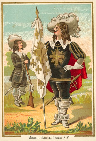 Moschettieri francesi del tempo di Luigi XIV da French School