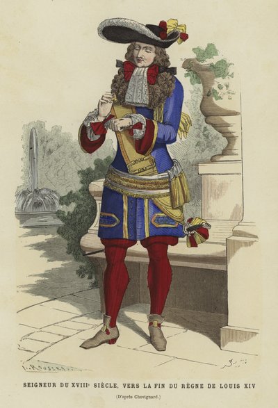 Nobile francese del XVIII secolo, verso la fine del regno di Luigi XIV da French School