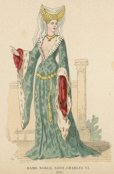 Nobile francese del regno di Carlo VI, 1380 da French School