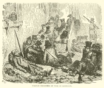 Prigionieri di guerra francesi in Germania (incisione) da French School