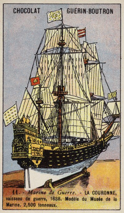 Nave da guerra francese Couronne da French School