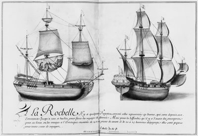 Fregate, La Rochelle, illustrazione da 