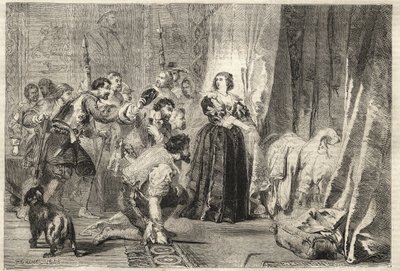 Fronde - Il popolo chiede di vedere il re: Parigi, Palais Royal, 9 febbraio 1651 - Fronde: nella notte del 9 febbraio 1651, al Palais Royal, Anna d