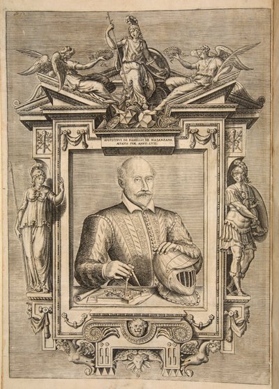 Frontespizio, da Le Diverse Et Artificiose Machine Del Capitano Agostino Ramelli, pub. 1588 da French School