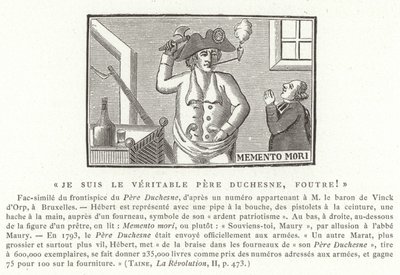 Frontespizio di Le Père Duchesne, 1790s da French School