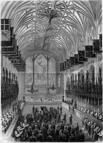 Funerale del Principe Alberto (1819-1861), consorte della Regina Vittoria d