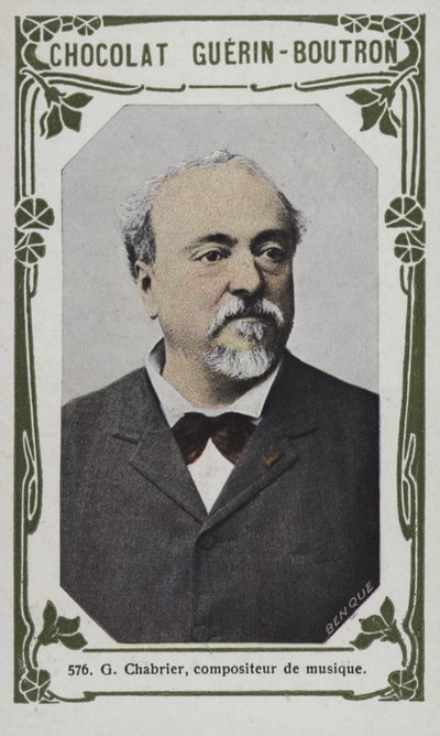 G Chabrier, compositore di musica da French School