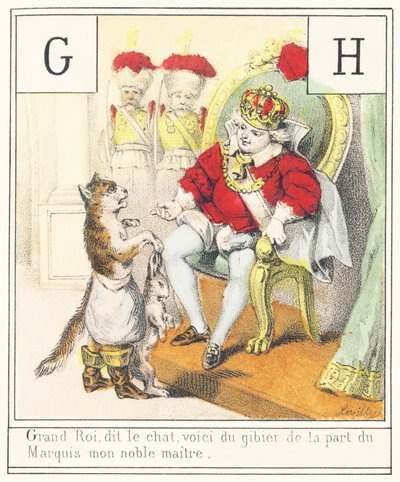 Grande Re, disse il gatto, ecco il gioco del Marchese mio nobile padrone da French School