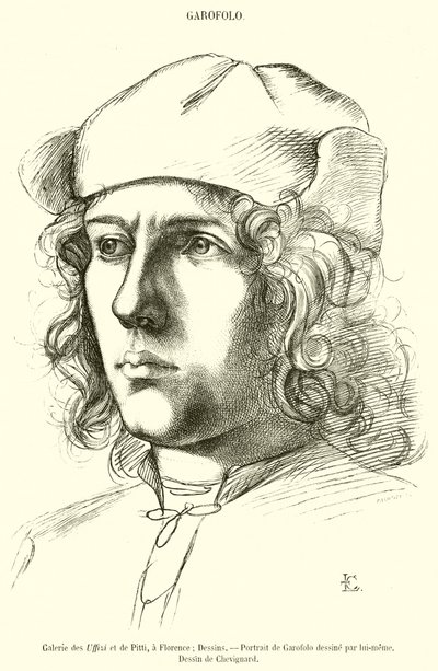 Galleria degli Uffizi e di Pitti, a Firenze (incisione) da French School