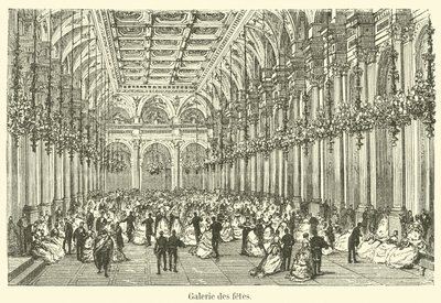 Galleria delle feste da French School