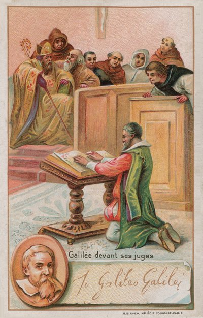 Galileo Galilei davanti ai giudici da French School