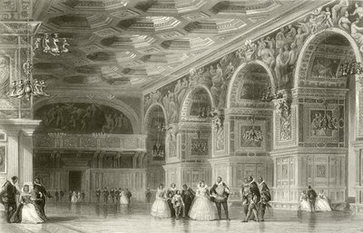 Galleria di Enrico II, Fontainebleau da French School