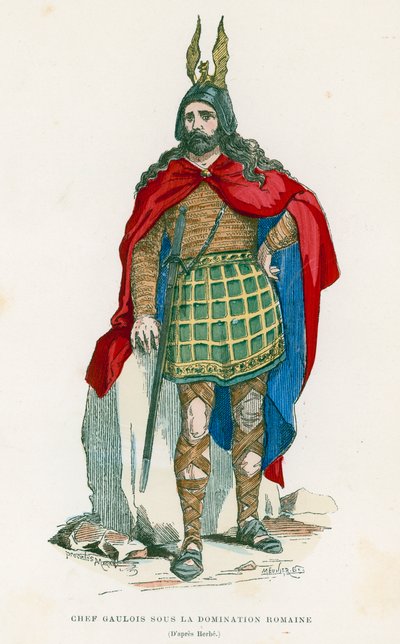 Capo gallico durante la dominazione romana da French School