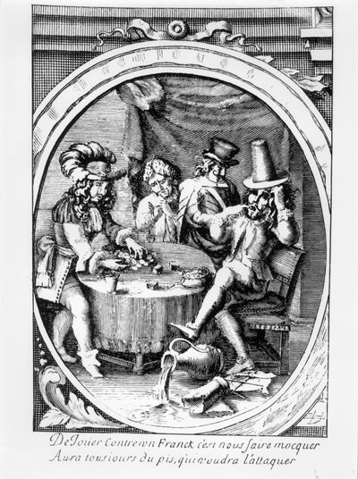 Gioco dei dadi, seconda metà del XVII secolo da French School