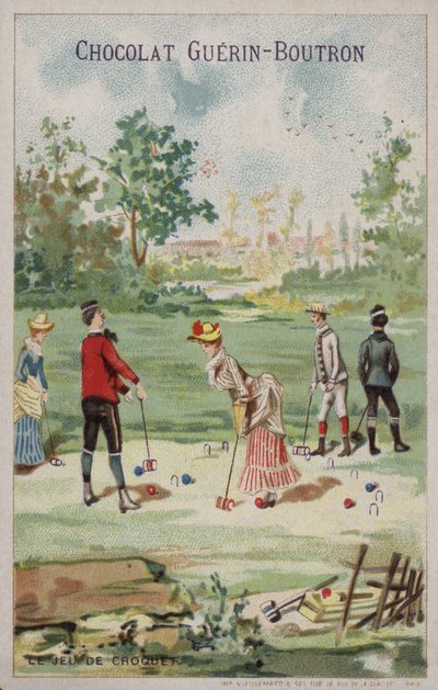 Partita di croquet da French School