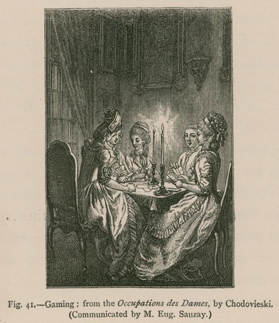 Gioco; dalle Occupations des Dames, di Chodovieski da French School
