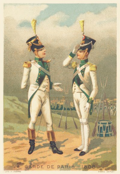 Guardia di Parigi nel 1808 (Unità responsabile del mantenimento dell
