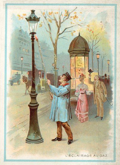 Illuminazione a gas da French School