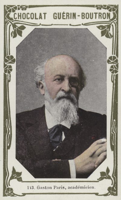Gaston Paris, accademico da French School