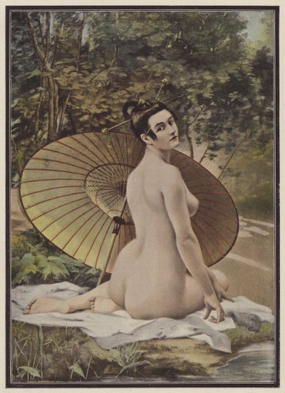 Geisha che fa il bagno da French School