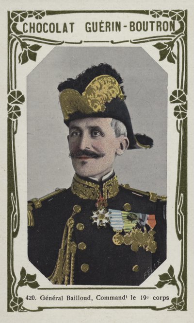 Generale Bailloud, Comandante del 19º corpo da French School