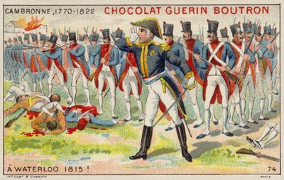 Generale Cambronne alla Battaglia di Waterloo da French School