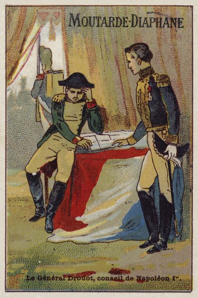 Il generale Drouot consiglia Napoleone da French School