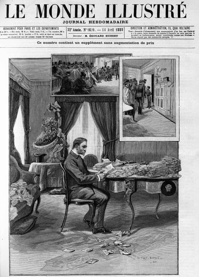 Generale Georges Boulanger (1837-1891) all