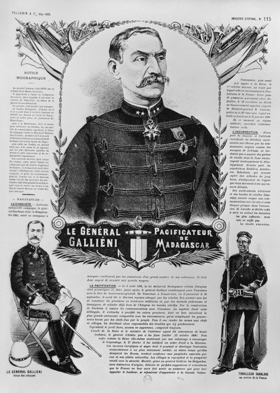 Generale Joseph Gallieni (1849-1916) 1898 da French School