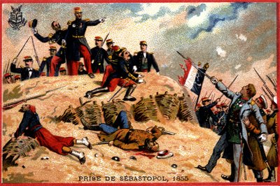 Generale Pelissier alla presa di Sebastopoli da French School