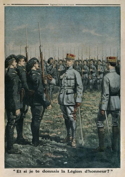 Generale Petain ispeziona il 42° Reggimento di Fanteria di Montagna, e se ti dessi la Legion d