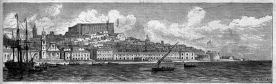 Veduta generale della città di Reggio Calabria, Italia da French School