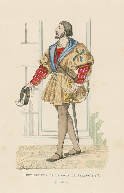 Gentiluomo della corte di Francesco I di Francia da French School