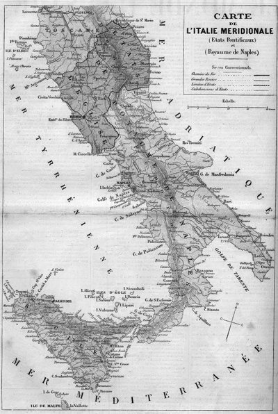 Carta geografica dell