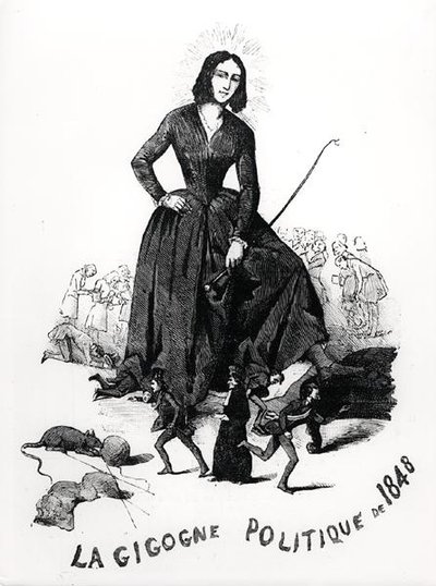 George Sand, la cicogna politica, da 